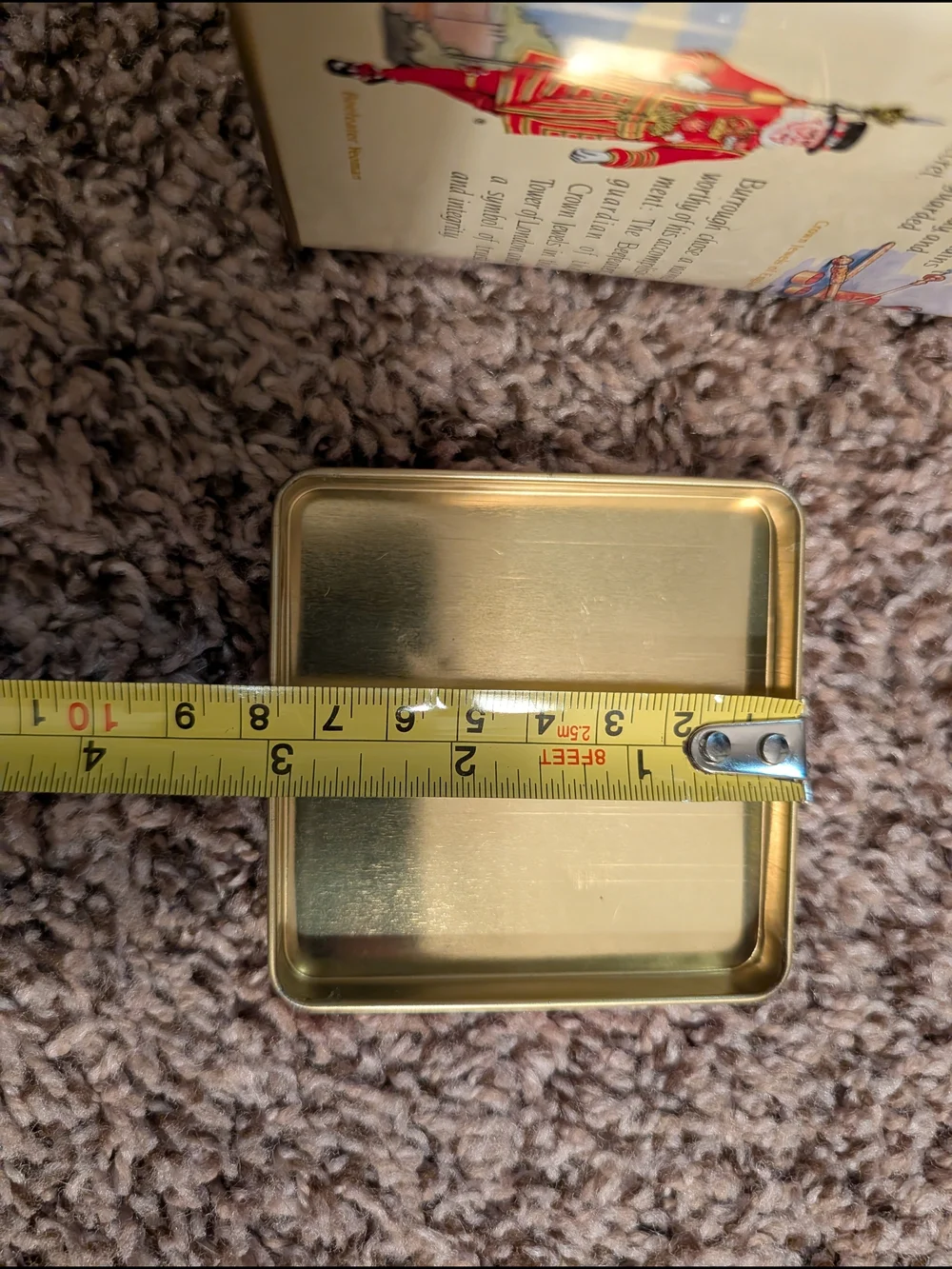 Burrough's Beefeater Red Metal Storage Tin